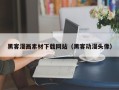 萍乡黑客漫画素材下载网站（黑客动漫头像）